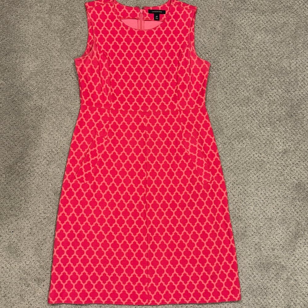 Lands' End Sheath Dress, Size 4P